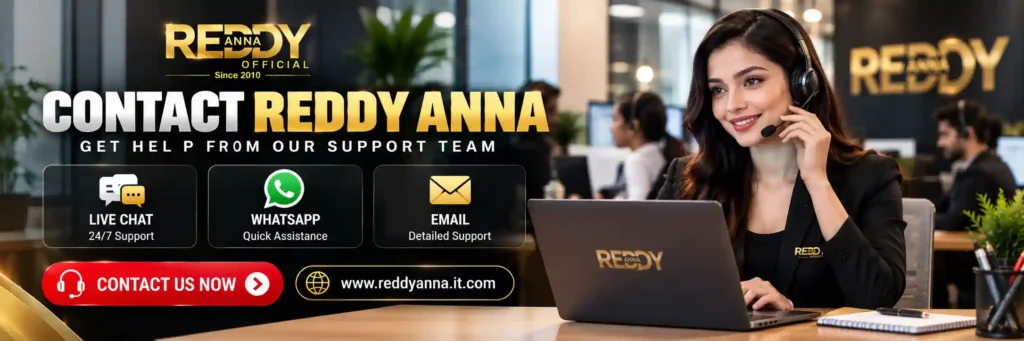 Contact Reddy Anna Customer Support